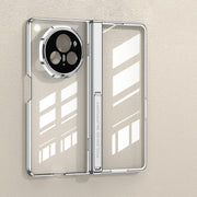 For Honor Magic V3 GKK Integrated Magnetic Fold Hinge Shockproof Phone Case(Silver)