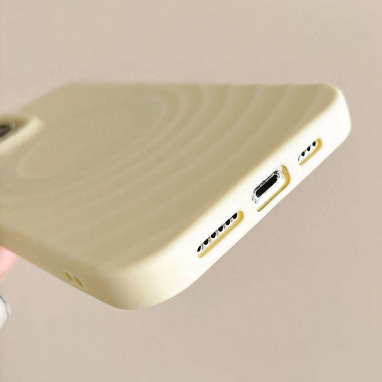For iPhone 16 Frosted Wave Texture MagSafe Magnetic TPU Phone Case(Blue)