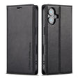 For iPhone 16 LC.IMEEKE RFID Anti-theft Leather Phone Case(Black) - iPhone 16 Cases by LC.IMEEKE | Online Shopping South Africa | PMC TechLife | Buy Now Pay Later Mobicred