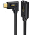 240W USB-C / Type-C Male to Female Multi-function Elbow USB 4.0 Data Extension Cable, Length:1m - Cable & Adapters by PMC TechLife | Online Shopping South Africa | PMC TechLife | Buy Now Pay Later Mobicred