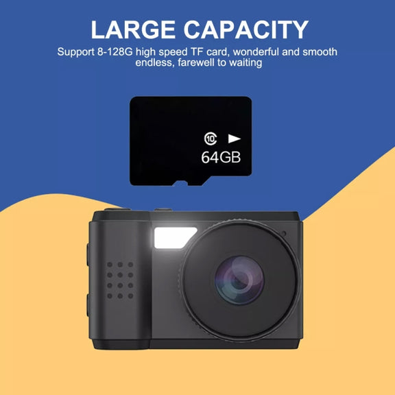 S5 0.96 inch HD Screen Mini Portable Camera(Pink)