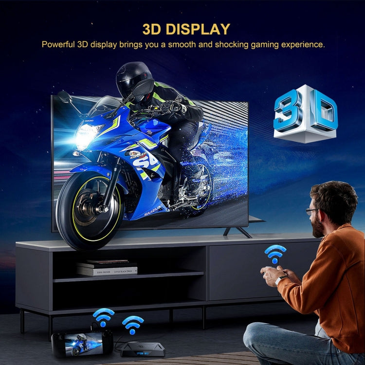 X96Q Pro+ Cortex-A55 Android 14 Octa-core CPU 4K HD Internet Set-top Box, RAM:2GB+16GB(UK Plug)