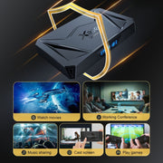 X96Q Pro+ Cortex-A55 Android 14 Octa-core CPU 4K HD Internet Set-top Box, RAM:2GB+16GB(UK Plug)