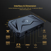 X96Q Pro+ Cortex-A55 Android 14 Octa-core CPU 4K HD Internet Set-top Box, RAM:2GB+16GB(UK Plug)