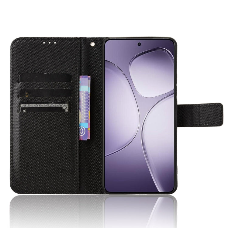 For Redmi K70 Ultra Diamond Texture Leather Phone Case(Black)