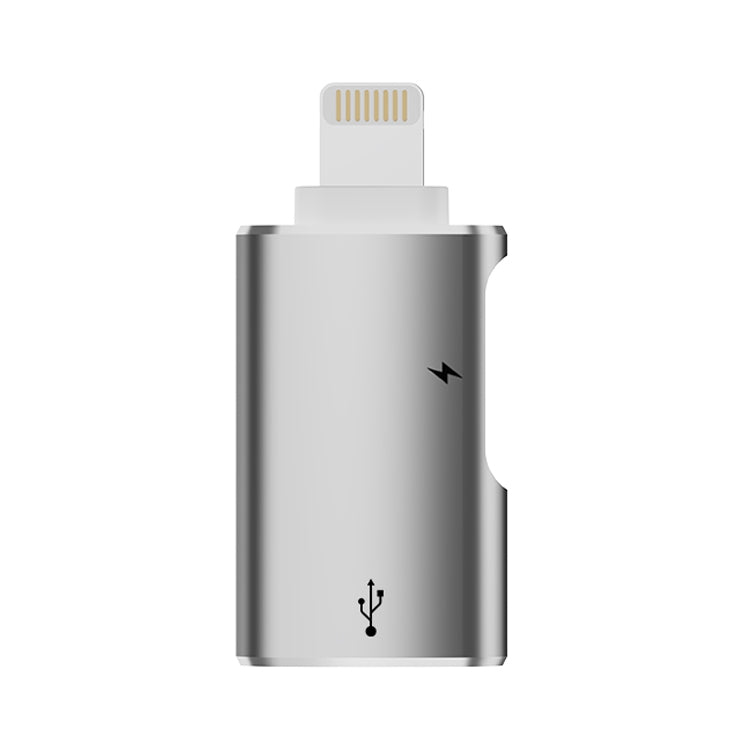8 Pin to USB, USB-C / Type-C OTG Adapter(Silver)