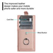For Samsung Galaxy S25 Ultra 5G Litchi Texture Drawing Card Bag Ring Holder Phone Case(Brown)