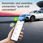 For iPhone Car CarPlay Box Wired to Wireless Auto Adapter(White)