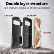 For Google Pixel 9 RedPepper Armor PC Hybrid TPU Phone Case(Black)