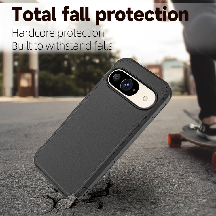For Google Pixel 9 RedPepper Armor PC Hybrid TPU Phone Case(Black)