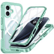 For iPhone 16 RedPepper Tempered Glass MagSafe Phone Case(Green) - iPhone 16 Cases by RedPepper | Online Shopping South Africa | PMC TechLife | Buy Now Pay Later Mobicred