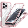 For iPhone 16 Pro RedPepper Tempered Glass MagSafe Phone Case(Pink) - iPhone 16 Pro Cases by RedPepper | Online Shopping South Africa | PMC TechLife | Buy Now Pay Later Mobicred