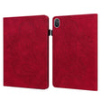 For Honor Pad 8 Peacock Embossed Pattern Leather Tablet Case(Red) - Honor by PMC TechLife | Online Shopping South Africa | PMC TechLife | Buy Now Pay Later Mobicred