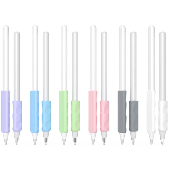 For Apple Pencil & Huawei M-Pencil Series Universal Stylus Silicone Protective Grip Cover(Green)