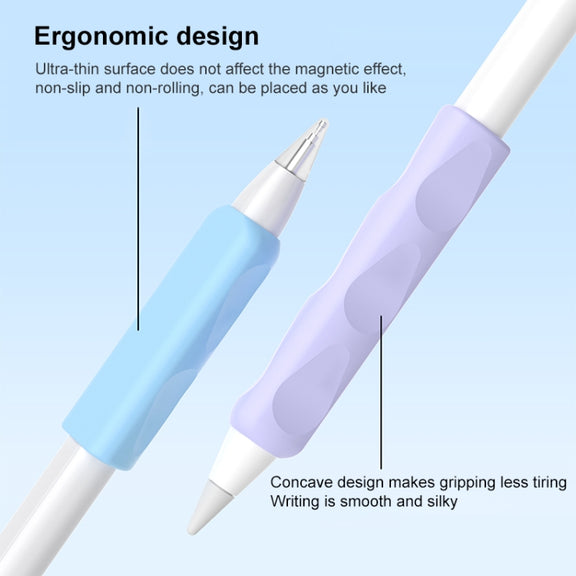 For Apple Pencil & Huawei M-Pencil Series Universal Stylus Silicone Protective Grip Cover(Green)