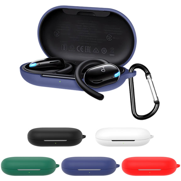 For Anker Soundcore V20i Bluetooth Earphone Silicone Protective Case(Red)