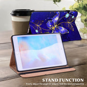 For Honor Pad X9 Crystal Texture Painted Leather Tablet Case(Diamond Butterflies)