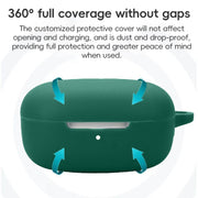 For Xiaomi Redmi Buds 6 Play Headset Silicone Protective Case(Green)