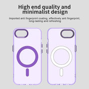 For iPhone 16e Candy Magsafe PC Hybrid TPU Phone Case(Purple)