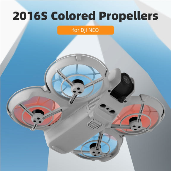 For DJI Neo Sunnylife 2016S Drone Color 3-Blade Propeller, Quantity:2 pairs(Blue)