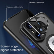 For Huawei Pura 70 Pro Heat Dissipation Aromatherapy MagSafe Holder Phone Case(Gold)