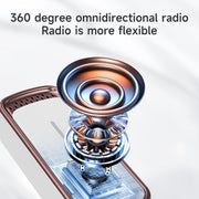 SX88 1 TX + 2 RX Smart Noise Reduction Lavalier Wireless Microphone, Specification:8 Pin(Black)