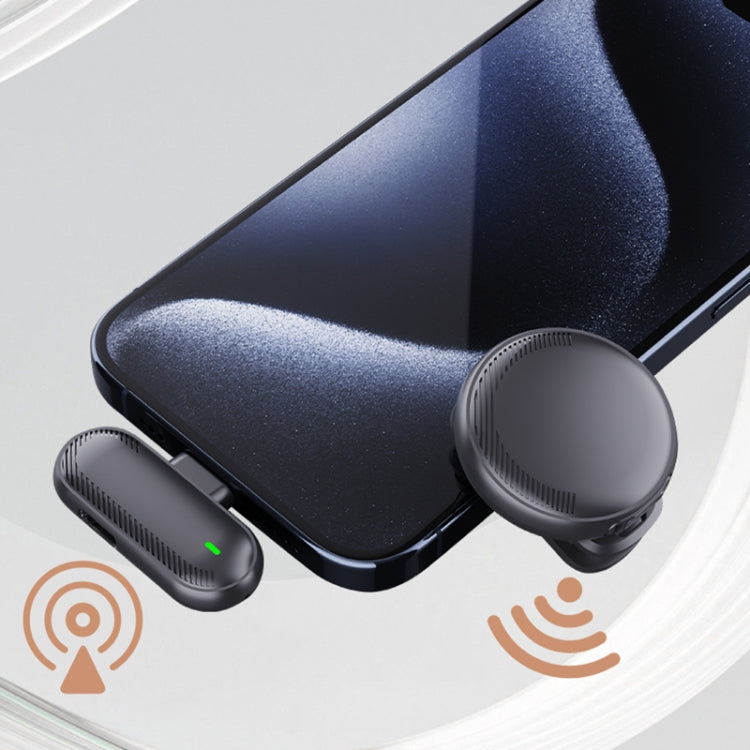 SX19 1 TX + 2 RX Smart Noise Reduction Lavalier Wireless Microphone(Type-C)