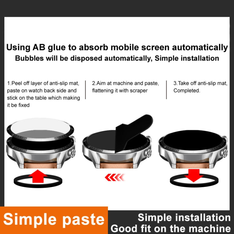 For Garmin Venu X1 imak Plexiglass HD Watch Protective Film
