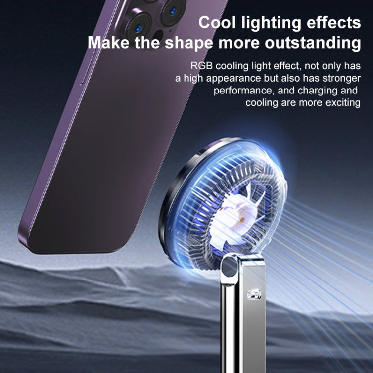 WK WP-U176 15W 4 in 1 Magnetic Cooling Wireless Charging Holder(Black)