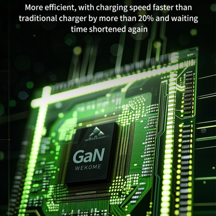 WK WP-U157 67W USB-C / Type-Cx2, USB GaN Fast Charger, Plug Type:UK Plug(Green)