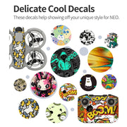 For DJI Neo Drone Body Remote Control Protective Sticker(Green Hat Man)