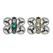 For DJI Neo 2pcs Combo Drone Body Protective Stickers(Green Hat Man + Cute Ducks)