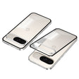 For Google Pixel 9 / 9 Pro Snap Buckle Metal Frame Frosted Phone Case(Silver) - Google Cases by PMC TechLife | Online Shopping South Africa | PMC TechLife | Buy Now Pay Later Mobicred