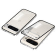For Google Pixel 9 Pro XL Snap Buckle Metal Frame Frosted Phone Case(Silver) - Google Cases by PMC TechLife | Online Shopping South Africa | PMC TechLife | Buy Now Pay Later Mobicred