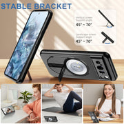 For Google Pixel 8 Pro Heat Dissipation Aromatherapy MagSafe Holder Phone Case(Black)