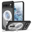 For Google Pixel 8 Pro Heat Dissipation Aromatherapy MagSafe Holder Phone Case(Silver) - Google Cases by PMC TechLife | Online Shopping South Africa | PMC TechLife | Buy Now Pay Later Mobicred