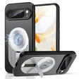For Google Pixel 9 / 9 Pro Heat Dissipation Aromatherapy MagSafe Holder Phone Case(Silver) - Google Cases by PMC TechLife | Online Shopping South Africa | PMC TechLife | Buy Now Pay Later Mobicred
