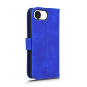 For iPhone 16e Skin Feel Magnetic Flip Leather Phone Case(Blue)