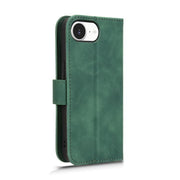 For iPhone 16e Skin Feel Magnetic Flip Leather Phone Case(Green)