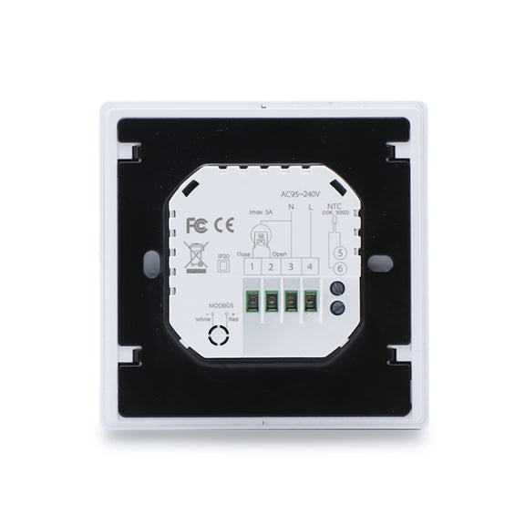 BHT-009GALW-MT Water Heating WiFi Smart Home LED Thermostat with Matter(Black)