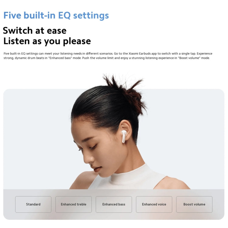 Original Xiaomi Redmi Buds 6 Active BT5.4 In-ear True Wireless Earbuds(Black)