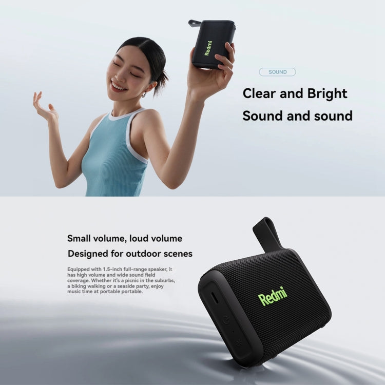 Xiaomi Redmi IP67 Water-resistant Portable Bluetooth Speaker(Black)