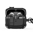 For Samsung Galaxy Buds3 / 3 Pro DUX DUCIS SECH Series Earbuds Box Protective Case(Black) - Samsung Earphone Case by DUX DUCIS | Online Shopping South Africa | PMC TechLife | Buy Now Pay Later Mobicred