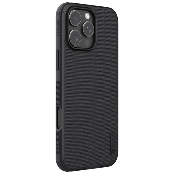 For iPhone 16 Pro NILLKIN Frosted Shield Pro PC + TPU Phone Case(Black)