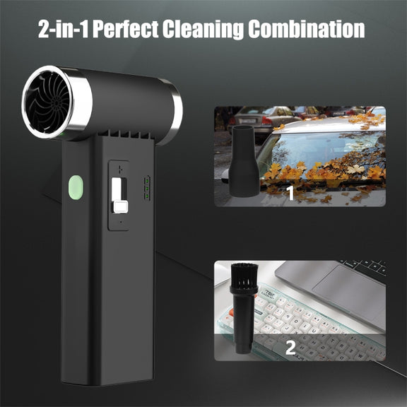FT03 Portable Multifunctional Wireless Electric Air Duster(Black)