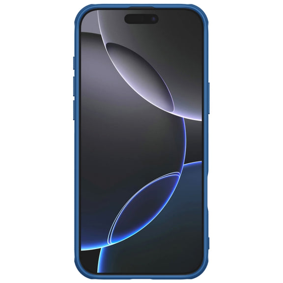 For iPhone 16 Pro Max NILLKIN Frosted Shield Pro Magnetic Magsafe Phone Case(Blue)