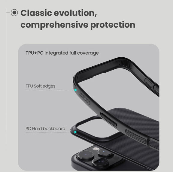 For iPhone 16 Pro Max NILLKIN Frosted Shield Pro Magnetic Magsafe Phone Case(Blue)