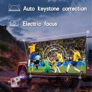 Y7S 720P Android 11 OS Portable Home WiFi Projector with Speaker, CPU:RK3326(US Plug)