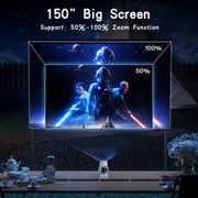 Y7S 720P Android 11 OS Portable Home WiFi Projector with Speaker, CPU:RK3326(AU Plug)