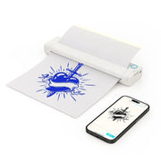 A41 203DPI Portable Tattoo Printer Office Study Bluetooth HD Thermal Printer(Black)